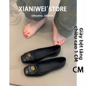 XIANNIWEI | Flat Retro Camellia Ballet Single Shoes