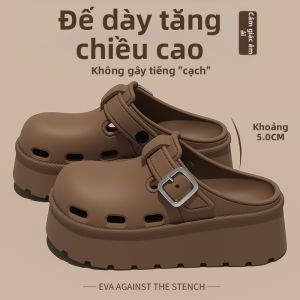 BUYANGSI | Dép Mũi Hở Đế Dày Thời Trang Mùa Hè