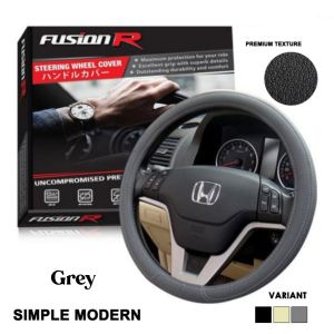 Cover Sarung Setir Mobil FUSION R Simple Modern Comfort Grip Kulit Premium Universal