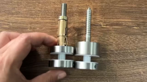 (COD)1PCS Glass Clamp 304 Stainless Steel 8-16mm Pin Bolt Glass To Wall Railling Connector stainless Side hanging glass fixtures