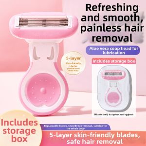 WEIHEHU | Scratch-Proof Intimate Hair Removal Device Portable Womens Hair Remover