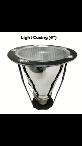 HOMS Recessed Lighting Changeable Light Bulb LED E27 Classic Style 6" Downlight Ceiling