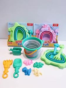 Beach Toys Set for Children Fruit Shape Summer Outdoor Toys Water Shovel Tools Car Beach Bucket Set