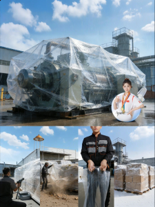 RENHEQING | Thick Transparent Nylon Waterproof Tarp Home Use Moisture Dust Proof