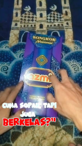 Songkok Merah Polos Songkok Nasional Azmi Merah Tinggi 10 Full AC Berkualitas