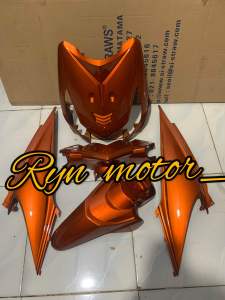 cover body full halus Honda beat karbu tahun 2010-2012 orange