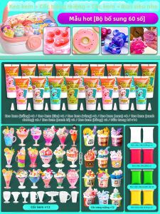 Bộ DIY Sáp Jelly Bao Gồm Mô Hình Chân Mèo Đồ Chơi Thủ Công