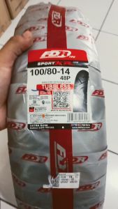 Ban Luar FDR Sport XR EVO 100/80 Ring 14 Tubeless Motor Matic Beat Vario Mio