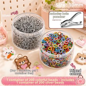 YUGUANG | DIY Colorful and Silver Opening Rings Accessory Materials