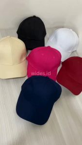 Cap Fashion Topi Polos Bahan Katun [TOP135]