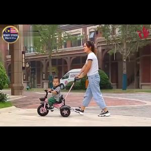 3 Wheels Bicycle Push Handle Baby Children Ride Bike Balance Kid Scooter Sport Car Toys Basikal Tolak Budak 3 Roda 3 F04 F05