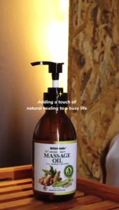 Vircast Medic Ginger & Lemongrass Massage Oil 200ml (Minyak Urut Halia & Serai)