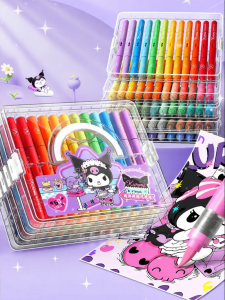 MINGZHUO | Non-Penetrating Blendable Colorful Paint Markers for Kids 60 Colors