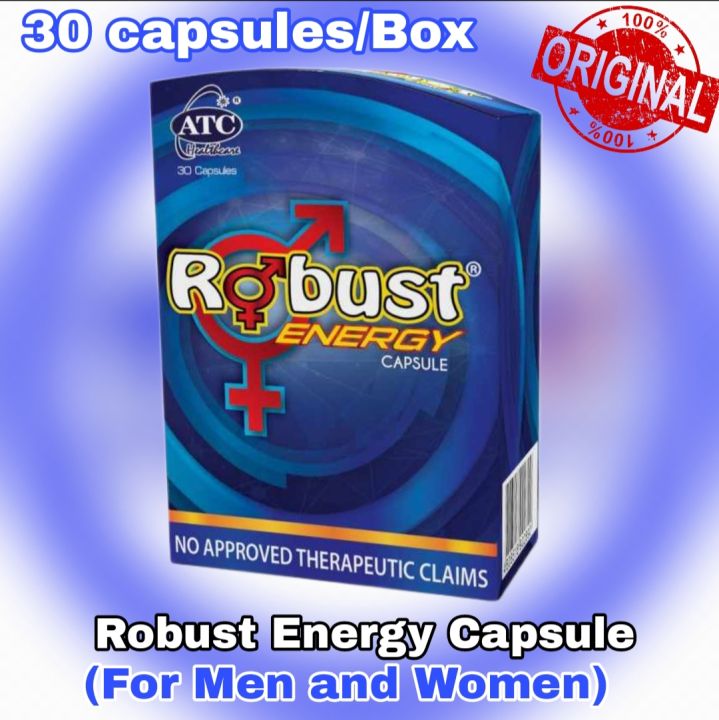 Robust Energy Supplement for Men and Women (30 capsules/Box) | Lazada PH