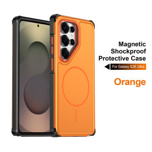 For Magsafe Magnetic Case for Samsung Galaxy S26 S25Edge S24 S23FE S22 Ultra Plus A57 A37 A17 A07 A56 A26 Armor Shockproof Cover