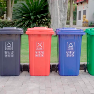 Nikko Trash Bin 100 Liters Capacity with Wheels