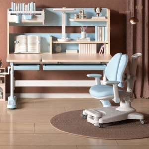 Adjustable Height Wooden Study Desk