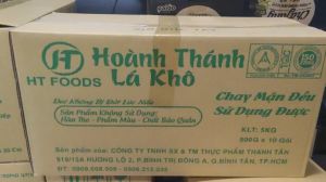 01 thùng 10 gói hoành thánh lá khô HT Food - mỗi gói 500gr