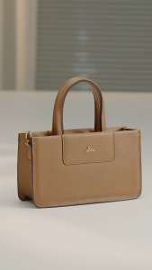 Túi Lata (Thời trang nữ dáng hộp ngang size 21 - Túi xách da TX25)