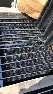 กรองบ่อปลา แปรงพู่กรองบ่อปลา สีดำ พู่กรอง วัสดุกรองสำหรับบ่อกรอง filter บ่อปลา มี 8 ขนาด 40CM/50CM/60CM/70CM/80CM/90CM/100CM/120CM กรองบ่อปลา