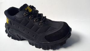 Sepatu Safety pria Low Cut Big Size Ujung Besi Anti Paku Safety Boot Hitam Pelindung Kerja Ada Ukuran Kaki Besar