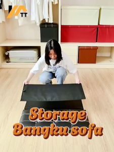 YATT Storage Bangku Sofa Paling Praktis |Multifungsi Sofa container Bantalan beban yang kuat