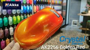 AIKKA AK2256 Golden Red | Crystal Series | Automotive Colour 2K Car Paint Motor Aerosol Spray Cat Bancuh Kereta DIY 车漆