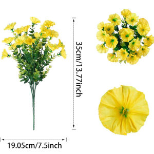 1/4Pcs Artificial Flowers 35CM Eucalyptus Fake Plant Bouquet for Home Room Decor Porch Garden Wedding Decoration Flower Basket