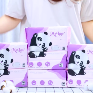 Khăn Lau Mặt Khô Đa Năng Mylan An Toàn Cho Da Không Chất Huỳnh Quang Vải Không Dệt 100% cotton thực vật tự phân hủy