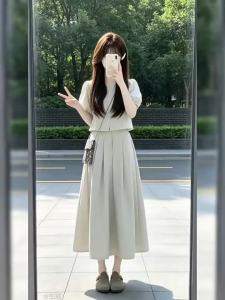 NIUVIES | Green Summer Long Dress
