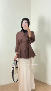 Jena Shirt Kemeja wanita-kemeja terbaru