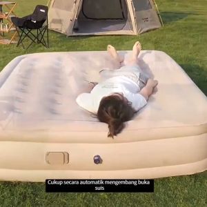 Air Bed Double or Single Inflatable Bed Queen or King Family Size For Camping With Pum