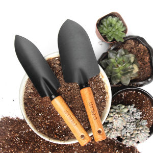 Gardening Small Shovel Soil Digging Flower Planting Tool Loosen Soil for Potted Plants Wild Vegetable Digging Special Seafood Gathering Iron Shovel