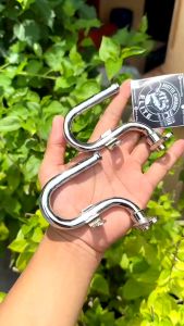 Selang Pipa Emisi Tutup Capil & Pipa Emisi Head Kop Megapro Primus Original Copotan SUDAH CHROME