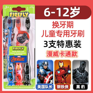 Marvel Kids Toothbrush Set Soft Bristles for Age 6-12 Toothbrushes for Toddler to Teenagers Dental Care Childrens Oral Health