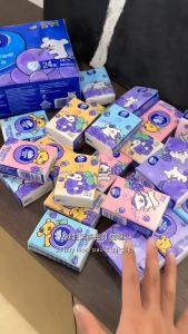 Limited Design Edition Vinda 4 Ply Scented Pocket Hanky Tissue - Import (Multi Option)(24 Packets x 7 Sheets)