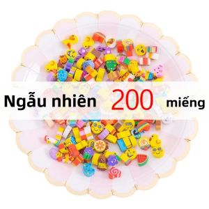 Bộ Tẩy Mini Hình Động Vật Hoạt Hình Không Gian Hình Trái Cây 20/40/100/200 Chiếc Văn Phòng Phẩm Phần Thưởng Quà Tặng Để Bàn Thú Cưng Carnival Chất Liệu TPR ZYF