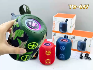 TG-697 8W ลำโพงบลูทูธไร้สาย พกพาสะดวก Bluetooth Speaker เสียงเบส ไฟ RGB บลูทูธ ลำโพงกันน้ำ