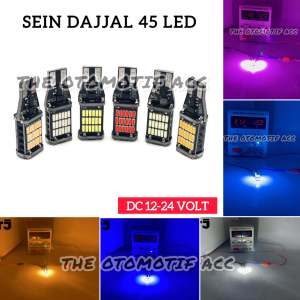 LAMPU SEIN DAJJAL 45 LED SOCKET T15 / W16W / T10 / SEIN SEN T15 / LAMPU MUNDUR CONBUS HARGA 1 BIJI