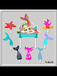 Topper Cake Mermaid & Desain Cake Unik