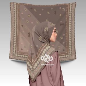 Hijab Segi Empat Voal Motif Sublime Super Premium Exclusive BOX Hijab Syari Jumbo