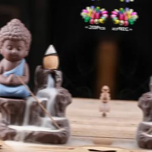 HaMai Buddha backflow incense burner ceramic Incense stick holder modern Portable bukhoor set bakhoor set original
