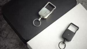 Retractable Key Ring Outdoor Anti-Loss Key Chain D-Shaped Climbing Carabiner Lanyard Easy-Pull Buckle Highly Elastic Key Ring