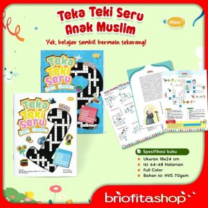 Buku Aktivitas Anak Teka-Teki Seru Anak Muslim Level 1 Penerbit Ahlan