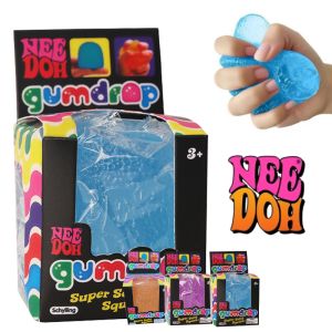 Schylling Mini Candy Nee Doh Gumdrop Soft Sensory Fidget Toy Stress Relief Squeeze Ball Toys Gift