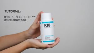 K18 Peptide Prep Detox Shampoo 250ml - Membersihkan Rambut Dari Penumpukan Logam Mineral dan Kotoran