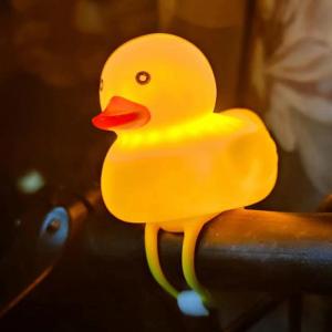 CHELINI | Cute Duck Bicycle Accessories Decorations Horn Bell Light