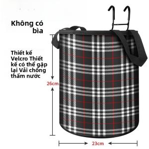 Giỏ Xe Đạp Điện Gấp Chống Thấm Nước Giỏ Xe Đạp Phía Trước PVC Cho Xe Đạp Điện Và Xe Đạp Thể Thao Dụng Cụ Đi Xe Đạp Phụ Kiện