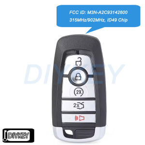 Smart Remote Key Fob 315MHz/ 902MHz ID49 Chip for Ford Fusion Edge Explorer Expedition Mustang M3N-A2C931426 164-R8149 164-R8162