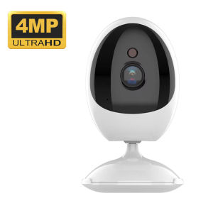 4MP Mini Security Camera WiFi Indoor Baby Pet Monitor with Night Vision Human Detection Two-Way Audio Home Surveillance ICSee